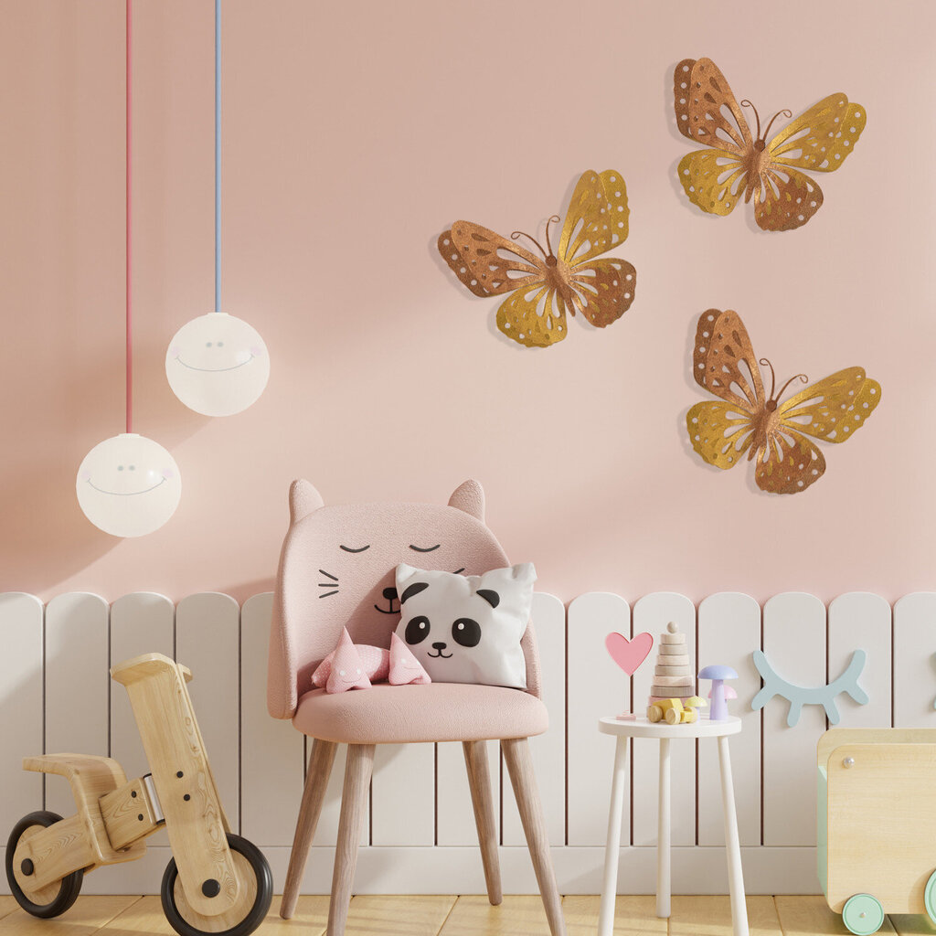 Sienu dekors Butterfly, 1 gab. cena un informācija | Interjera priekšmeti | 220.lv