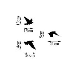 Sienas dekorācija Birds 477, 1 vnt. cena un informācija | Interjera priekšmeti | 220.lv