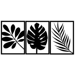 Sienas dekorācija Leaves, 1 vnt. cena un informācija | Interjera priekšmeti | 220.lv