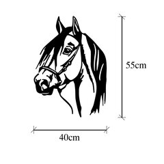 Декорация на стену Horse Head, 1 шт. цена и информация | Детали интерьера | 220.lv