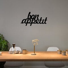 Декорация на стену Bon Appetit 1 Black, 1 шт. цена и информация | Детали интерьера | 220.lv