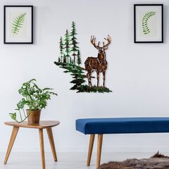 Sienas dekorācija Deer 2, 1 vnt. cena un informācija | Interjera priekšmeti | 220.lv