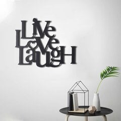 Декорация на стену Live Love Laugh, 1 шт. цена и информация | Детали интерьера | 220.lv