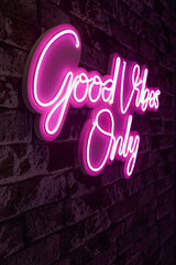 Декоративный настенный светильник Good Vibes Only 2, 1 шт. цена и информация | Детали интерьера | 220.lv