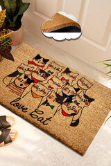 Дверной коврик Coco Friend Cats, 40x60 см цена и информация | Придверные коврики | 220.lv