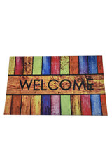 Дверной коврик Color Welcome, 40x60 см цена и информация | Придверные коврики | 220.lv