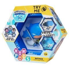 WOW! POD DC Comics Batman Blue Metālisks LED figūra цена и информация | Игрушки для мальчиков | 220.lv