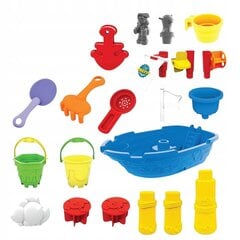Bērnu galds ūdens un smilšu "kuģis" HG-848 cena un informācija | Ūdens, smilšu un pludmales rotaļlietas | 220.lv