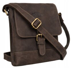 Мужская сумочка из натуральной кожи Always Wild, коричневая цена и информация | Мужские сумки | 220.lv