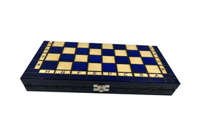 Royal zilais šahs, 28 x 28 cm cena un informācija | Galda spēles | 220.lv