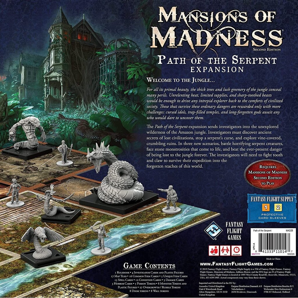 Galda spēle Fantasy Flight Games Mansions of Madness Path of the Serpent, ENG cena un informācija | Galda spēles | 220.lv