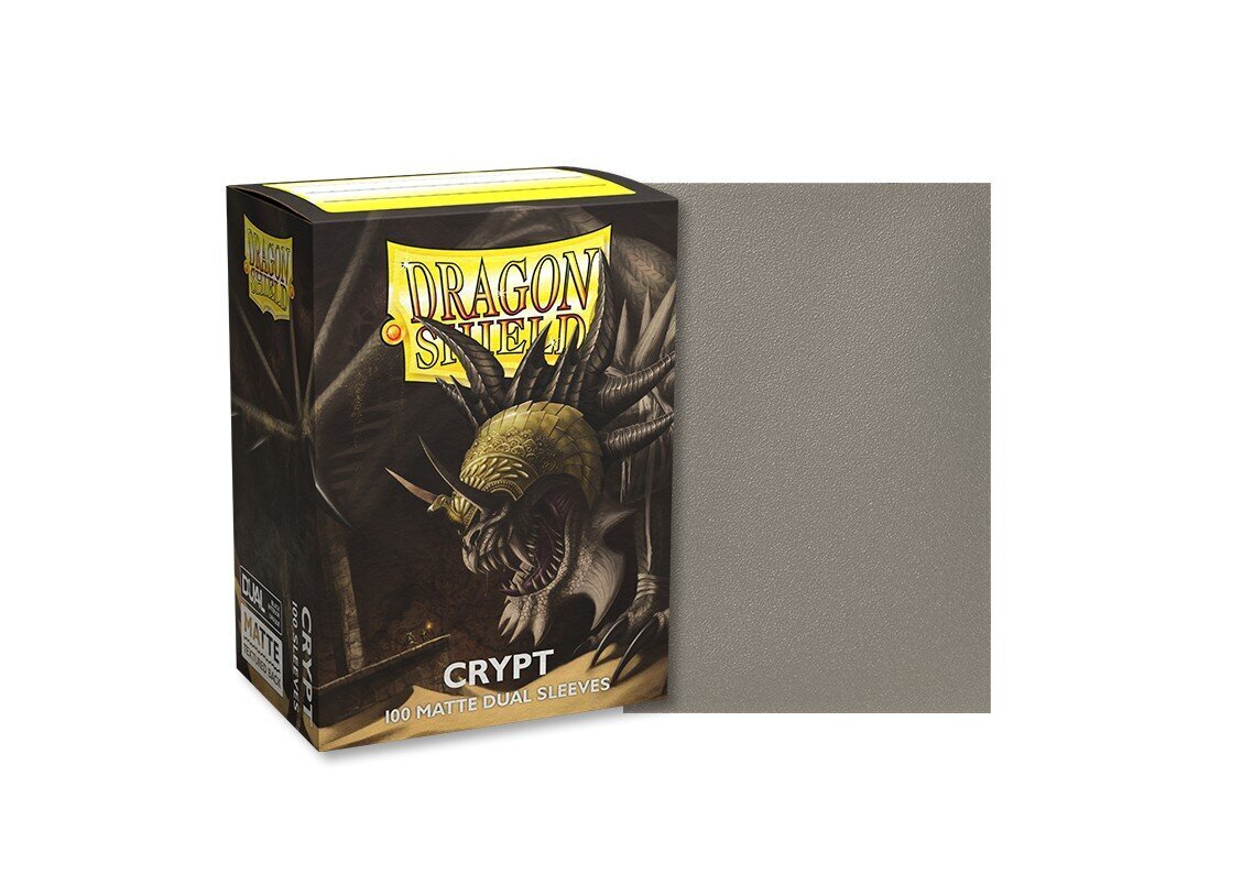 Кармашки для игральных карт Dragon Shield Standard Matte Dual Sleeves Crypt  Neonen, 100 шт. цена | 220.lv