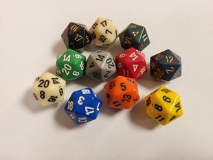 Игральные кости Chessex d20 Polyhedral Dice, 1шт. цена и информация | Настольная игра | 220.lv