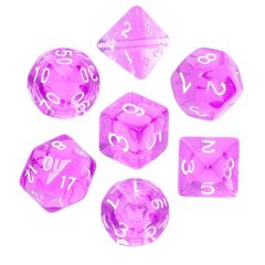 Kauliņu komplekts Rebel Rpg Mini Crystal, violets цена и информация | Настольные игры, головоломки | 220.lv