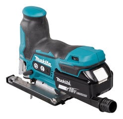 Akumulatora finierzāģis Makita DJV185Z, 18 V, bez akumulatora un lādētāja цена и информация | Пилы, циркулярные станки | 220.lv