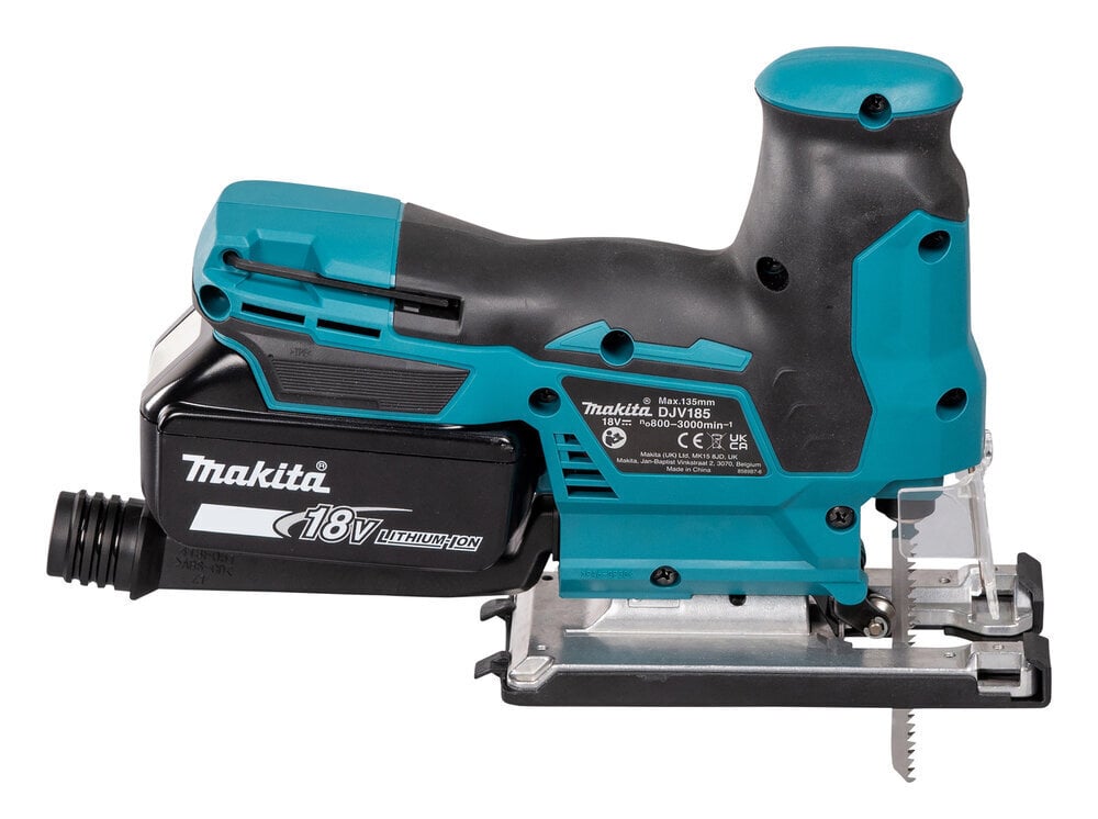 Akumulatora finierzāģis Makita DJV185Z, 18 V, bez akumulatora un lādētāja цена и информация | Zāģi, ripzāģi | 220.lv