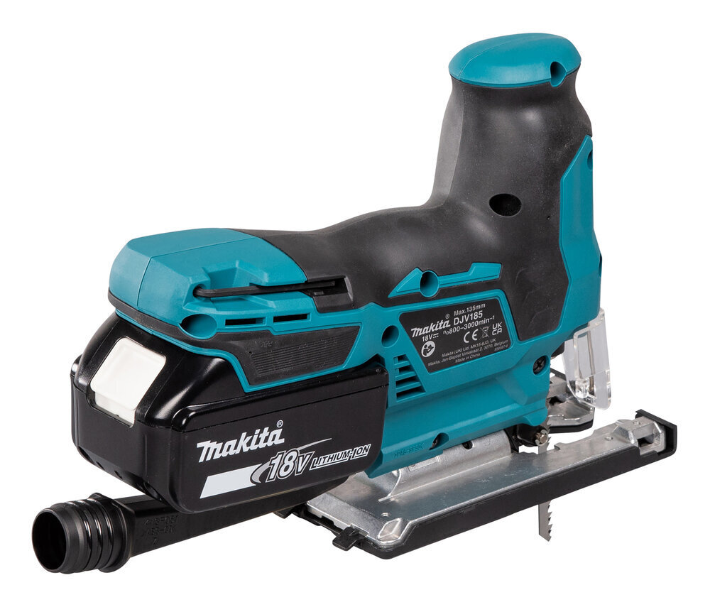 Akumulatora finierzāģis Makita DJV185Z, 18 V, bez akumulatora un lādētāja цена и информация | Zāģi, ripzāģi | 220.lv