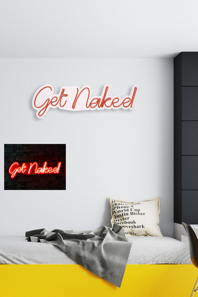 Dekoratīvs sienas apgaismojums Get Naked, 1 vnt. cena un informācija | Interjera priekšmeti | 220.lv