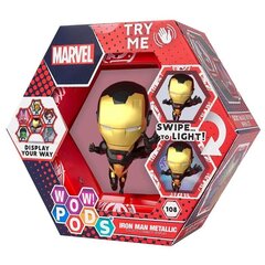 WOW! POD Marvel Iron Man Gold Metālisks LED figūra cena un informācija | Rotaļlietas zēniem | 220.lv