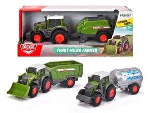 Трактор с прицепом Dickie Toys, 18 см цена и информация | Игрушки для мальчиков | 220.lv