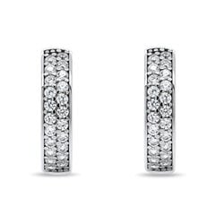 Brilio Silver Блестящие серебряные серьги с цирконами EA219W sBS1186 цена и информация | Серьги | 220.lv