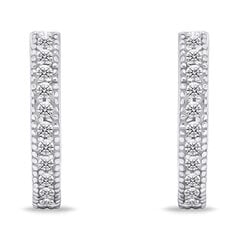 Brilio Silver Очаровательные серебряные серьги-кольца EA724W sBS2859 цена и информация | Серьги | 220.lv