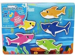 Spin Master: Pinkfong Baby Shark - koka skaņas puzzle (6054918) cena un informācija | Galda spēles | 220.lv