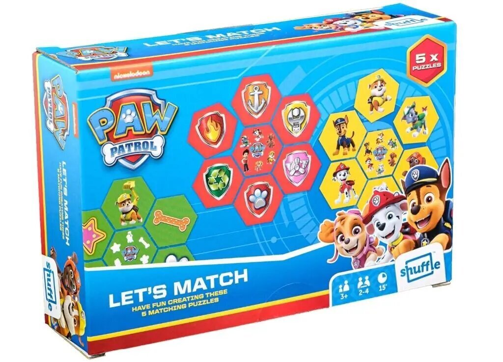 Spēle Shuffle Pieņemsim Match Paw Patrol (ES) cena un informācija | Galda spēles | 220.lv