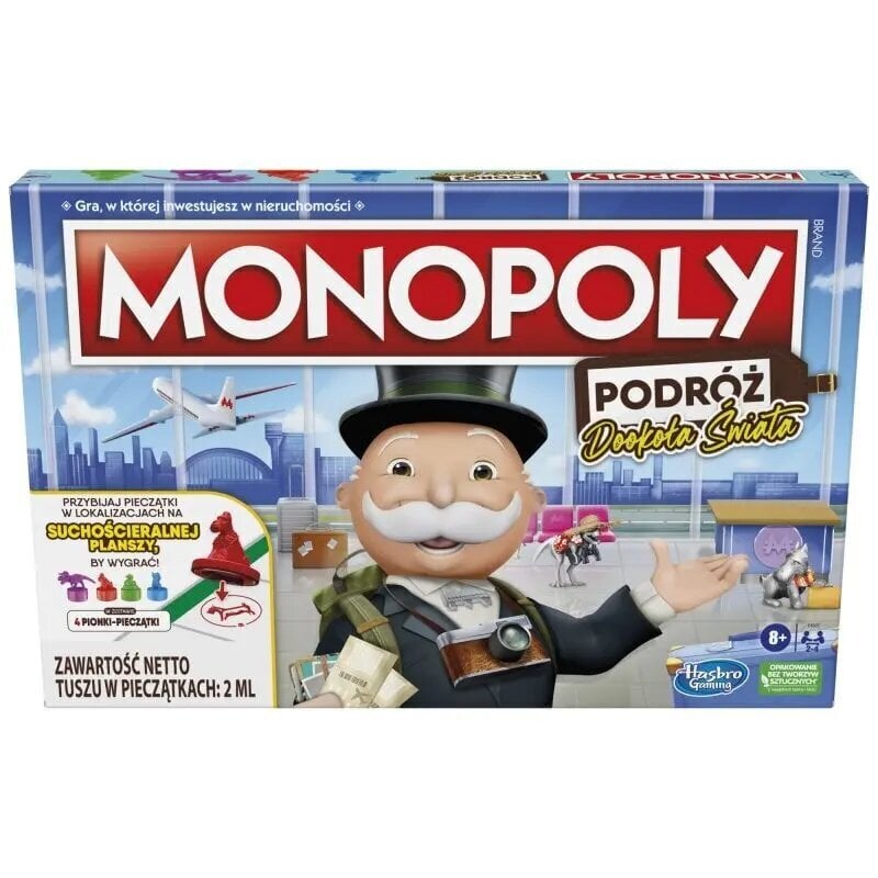 Spēle Monopols Journey Around the World cena un informācija | Galda spēles | 220.lv