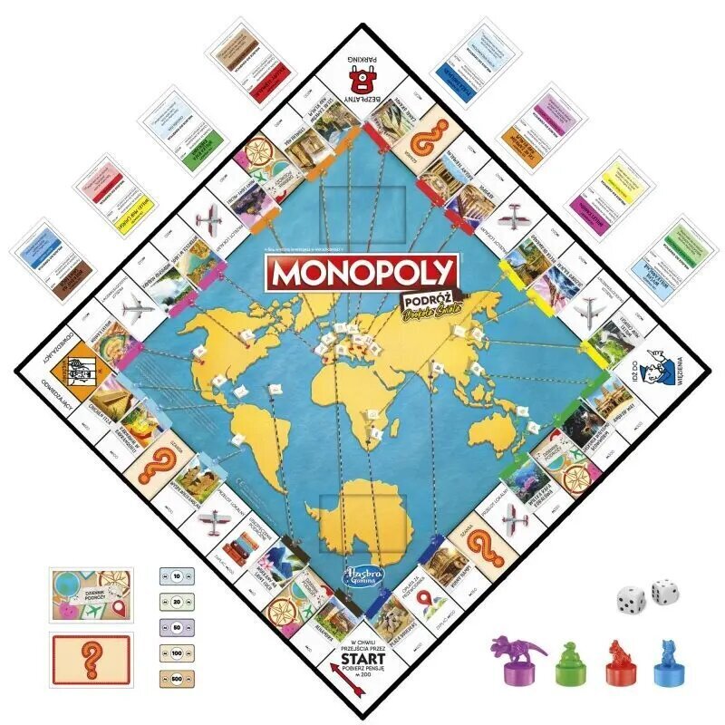 Spēle Monopols Journey Around the World цена и информация | Galda spēles | 220.lv