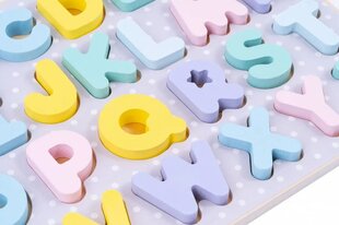 Koka finierzāģis puzzle lielajiem pastelis цена и информация | Развивающие игрушки | 220.lv