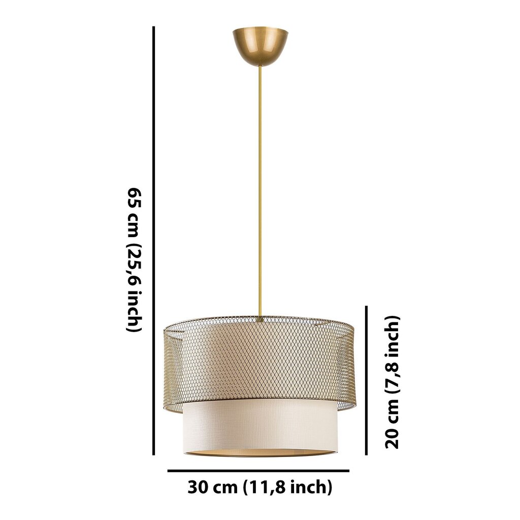 Opviq piekaramā lampa Cake cena un informācija | Lustras | 220.lv