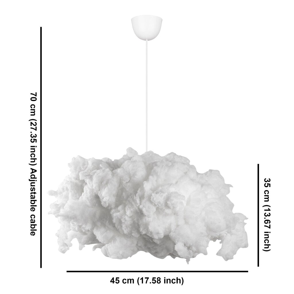 Opviq piekaramā lampa Cloud cena un informācija | Lustras | 220.lv