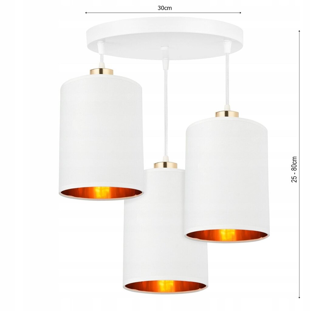 Piekaramā lampa Led-lux, balta cena un informācija | Lustras | 220.lv