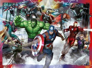 Ravensburger Puzzle Avengers montēt 100p 10771 cena un informācija | Puzles, 3D puzles | 220.lv