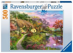Ravensburger Puzle Country House 500p 15041 cena un informācija | Puzles, 3D puzles | 220.lv