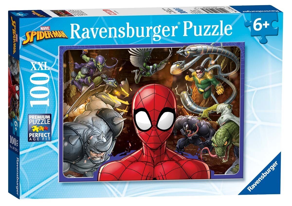 Ravensburger Puzle Spider-Man 100p 10728 цена и информация | Puzles, 3D puzles | 220.lv