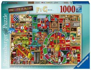 Ravensburger Puzle Awesome Alfabet "F" un "G" 1000p 16761 цена и информация | Пазлы | 220.lv