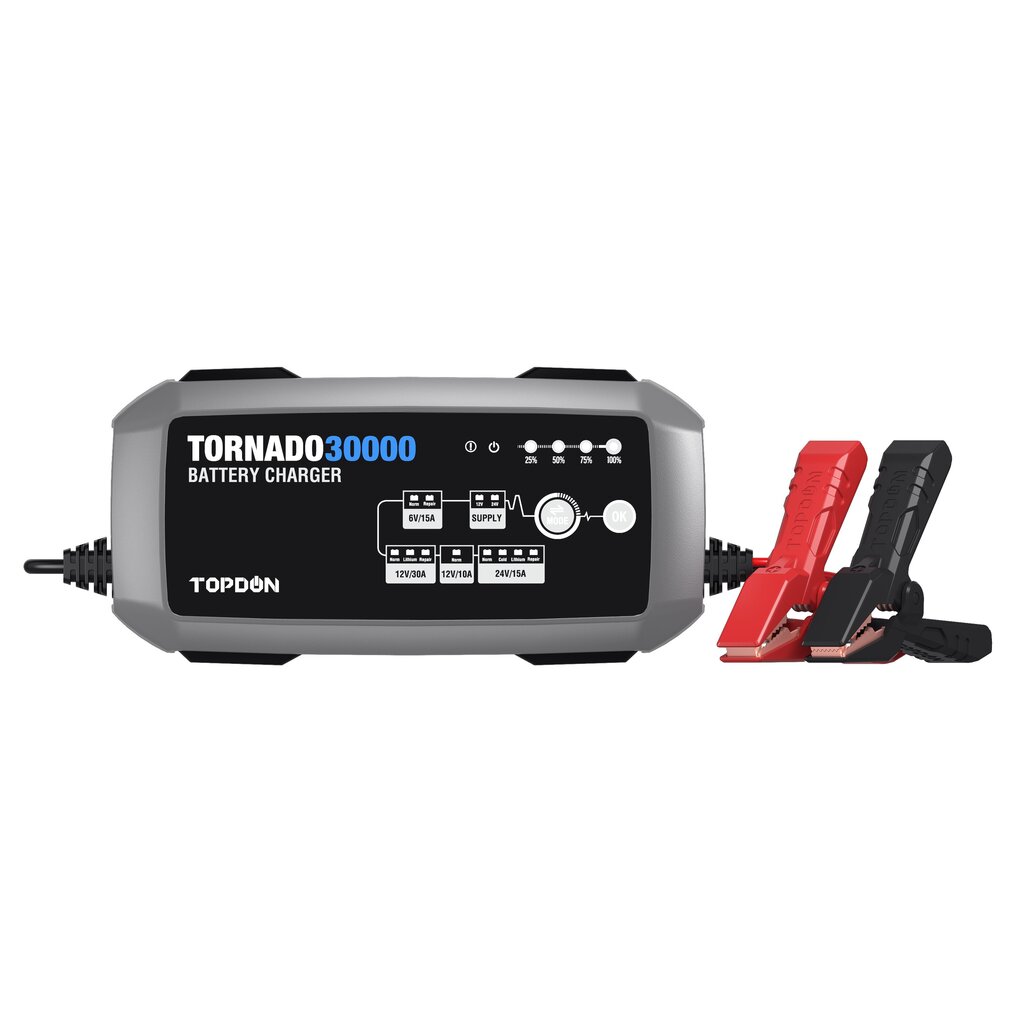 Akumulatoru lādētājs Topdon Tornado30000 cena un informācija | Akumulatoru lādētāji | 220.lv