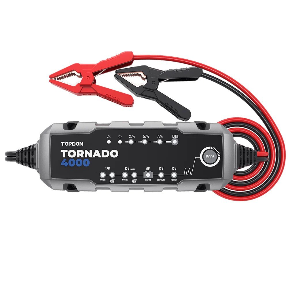 Akumulatoru lādētājs Topdon Tornado4000 cena un informācija | Akumulatoru lādētāji | 220.lv