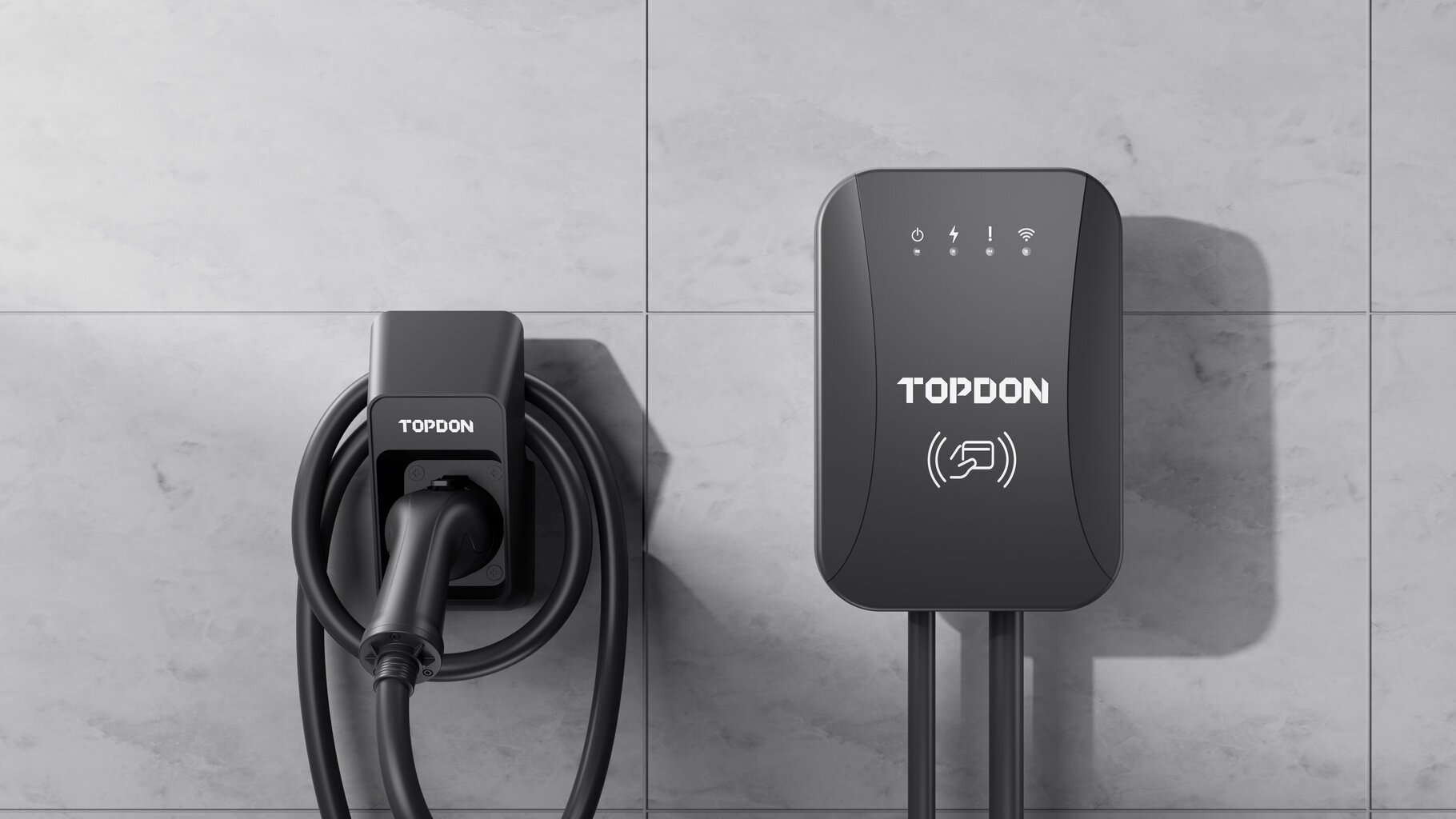 Elektriskās automašīnas lādētājs Topdon PulseQ AC Home 11 kW (7.5 m kabelis) цена и информация | Elektroauto uzlādes stacijas  | 220.lv