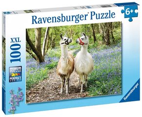 Ravensburger puzle lama mīlestība 100p 12941 cena un informācija | Puzles, 3D puzles | 220.lv