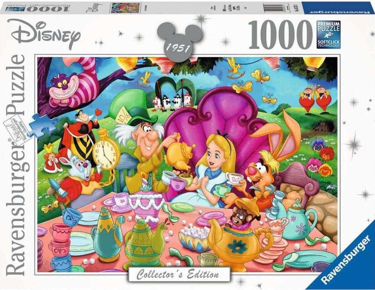 Ravensburger puzle Alise Brīnumzemes kolekcionāros Ed 1000pc 16737 cena un informācija | Puzles, 3D puzles | 220.lv