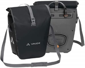 Vaude Aqua Back Back-Water-Water-Water-Water-Ruge Rack Sack Sack в практической сумке с 2 сетовыми велосипедами, изготовленной из надежного и не содержащего ПВХ материал брезента, черный 48L-QMR Rail Hook 2.0 цена и информация | Багажник для велосипеда | 220.lv