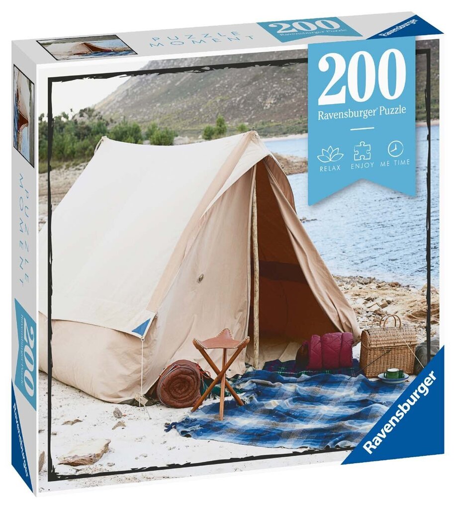 Ravensburger Puzzle Camping 200p 13308 цена и информация | Puzles, 3D puzles | 220.lv