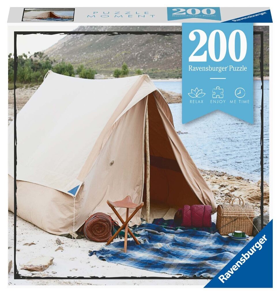 Ravensburger Puzzle Camping 200p 13308 цена и информация | Puzles, 3D puzles | 220.lv