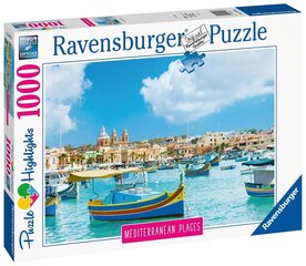 Ravensburger Puzle Mediarean Malta 1000p 14978 cena un informācija | Puzles, 3D puzles | 220.lv