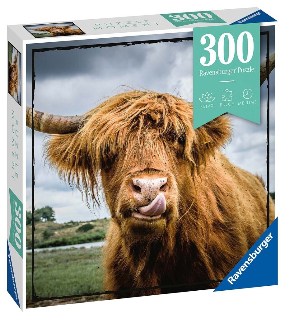 Ravensburger Puzle Highland Cattle 300p 13273 cena un informācija | Puzles, 3D puzles | 220.lv