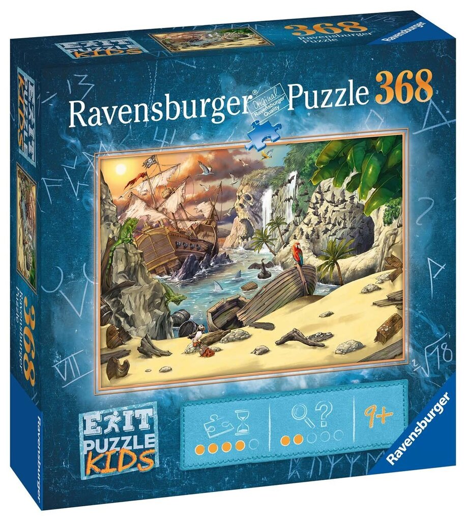 Ravensburger puzle ExitKids: Pirate Adventure368p 12954 цена и информация | Puzles, 3D puzles | 220.lv