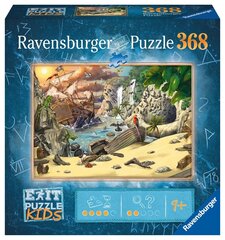 Ravensburger puzle ExitKids: Pirate Adventure368p 12954 cena un informācija | Puzles, 3D puzles | 220.lv